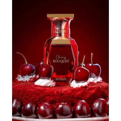 Afnan Cherry Bouquet Eau De Parfum 80ml  – Perfume Floral Frutal Gourmand