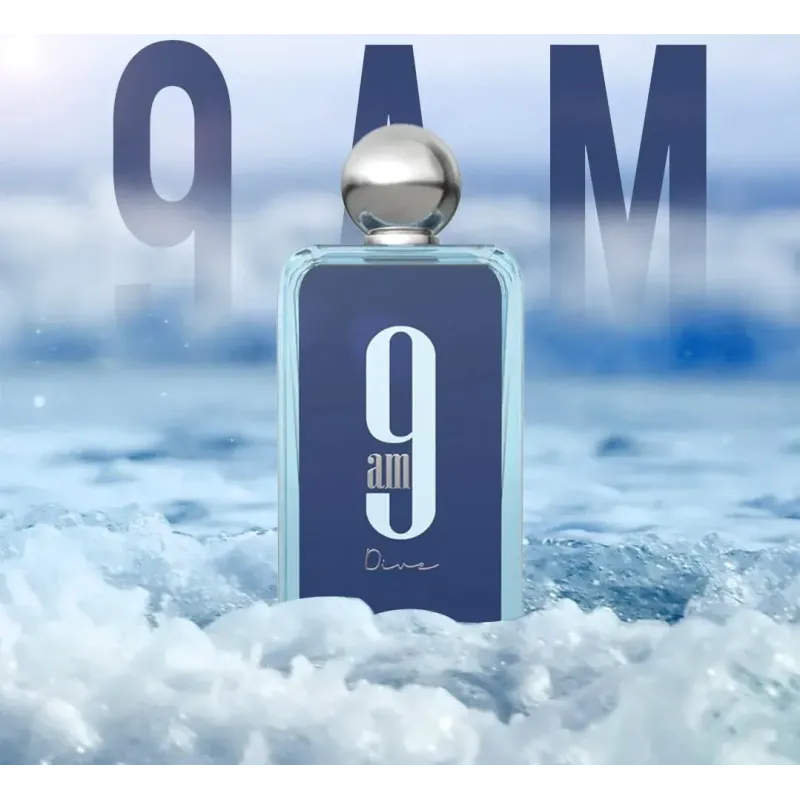 Afnan 9am Dive Eau De Parfum 100ml  – Perfume Aromático Acuático