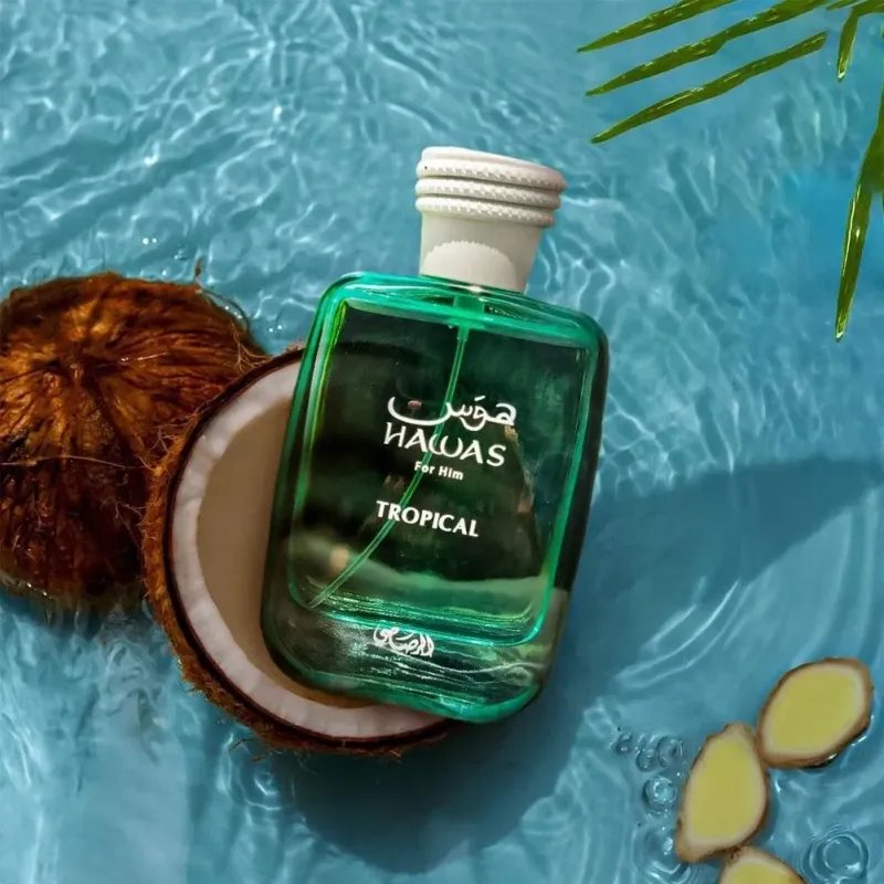 Rasasi Hawas Tropical Eau De Parfum 100ml – Perfume Aromático Verde