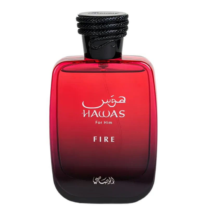 Rasasi Hawas Fire Eau De Parfum 100ml – Perfume Aromático Acuático Rasasi Hawas Fire Eau De Parfum 100ml – Perfume Aromático Acuático