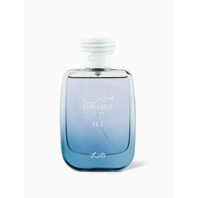 Rasasi Hawas Ice Eau De Parfum 100ml – Perfume Manzano, Bergamoto De Sicilio, Limón Italiano (limo Italiano) Y Anís Estrellado Rasasi Hawas Ice Eau De Parfum 100ml – Perfume Manzano, Bergamoto De Sicilio, Limón Italiano (limo Italiano) Y Anís Estrellado