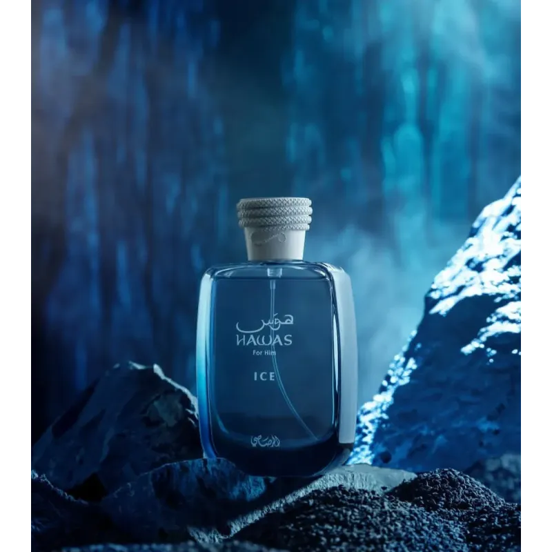Rasasi Hawas Ice Eau De Parfum 100ml – Perfume Manzano, Bergamoto De Sicilio, Limón Italiano (limo Italiano) Y Anís Estrellado Rasasi Hawas Ice Eau De Parfum 100ml – Perfume Manzano, Bergamoto De Sicilio, Limón Italiano (limo Italiano) Y Anís Estrellado