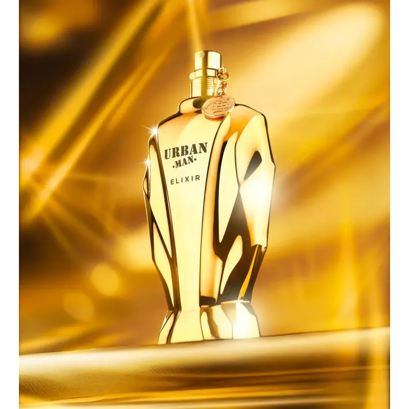 Fragrance World Urban Man Elixir Eau De Parfum 100ml – Perfume Amaderado Aromático Fragrance World Urban Man Elixir Eau De Parfum 100ml – Perfume Amaderado Aromático