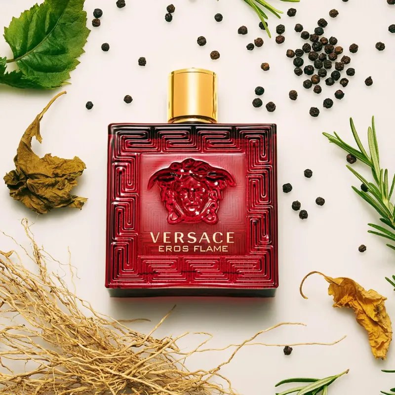 Versace Eros Flame Eau De Parfum 100ml – Perfume Amaderado Especiado Versace Eros Flame Eau De Parfum 100ml – Perfume Amaderado Especiado