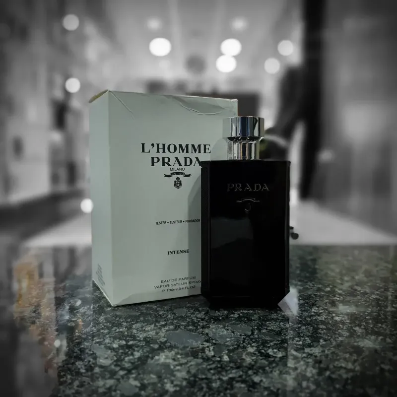 Prada L'homme Intense Eau De Parfum 100ml – Perfume Tonko, Cuero Y Sándalo Prada L'homme Intense Eau De Parfum 100ml – Perfume Tonko, Cuero Y Sándalo