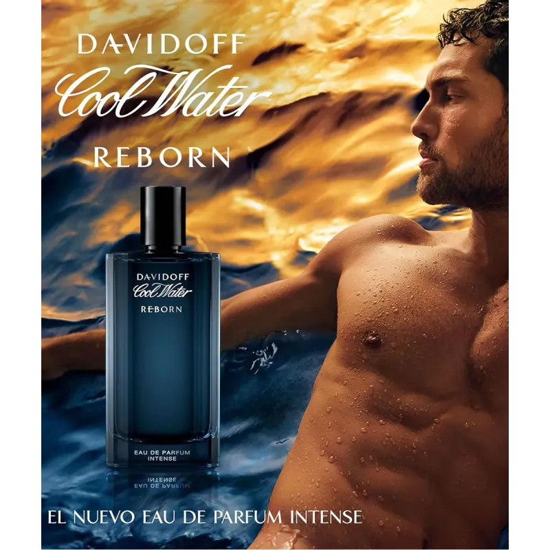 Davidoff Cool Water Reborn Eau De Parfum 100ml – Perfume Amaderado Aromático