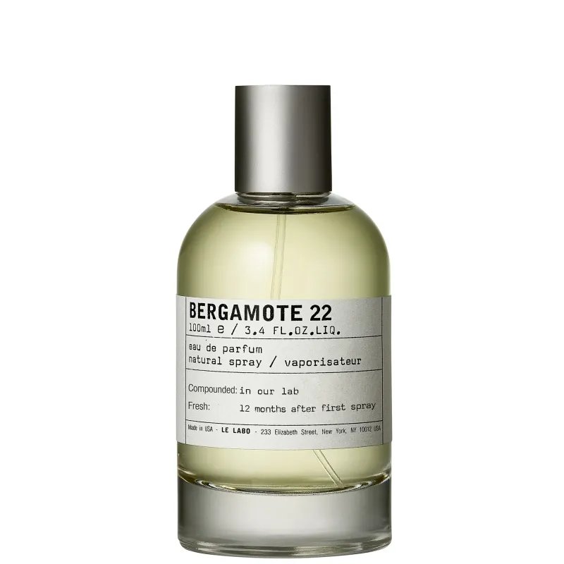 Le Labo Bergamote 22 Eau De Parfum 100ml – Perfume Cítrico Aromático Amaderado