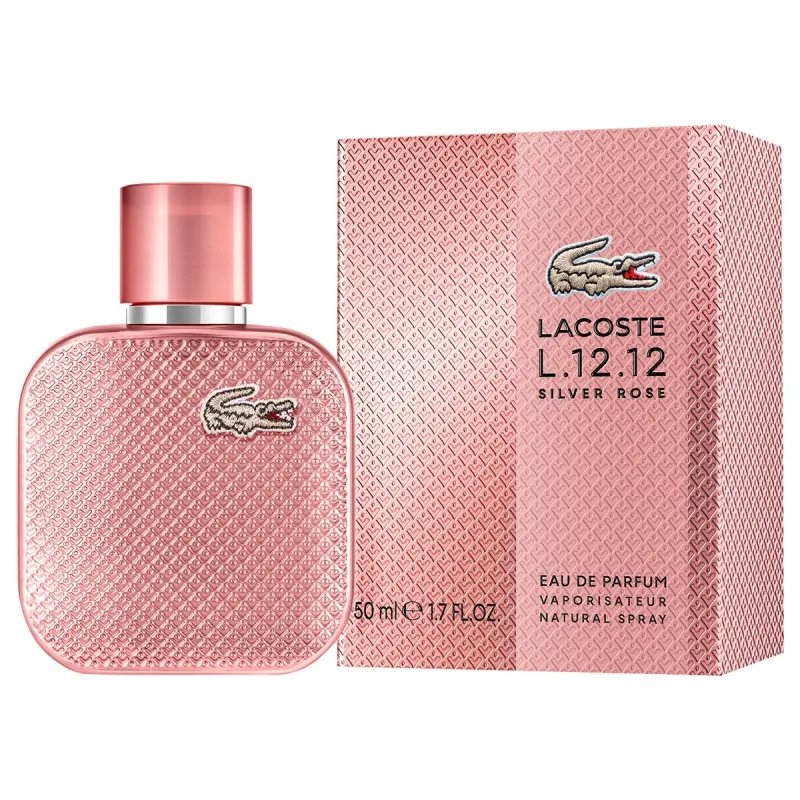 Lacoste Fragrances L.12.12 Silver Rose Eau De Toilette 100ml – Perfume Almizcle Floral Amaderado Lacoste Fragrances L.12.12 Silver Rose Eau De Toilette 100ml – Perfume Almizcle Floral Amaderado