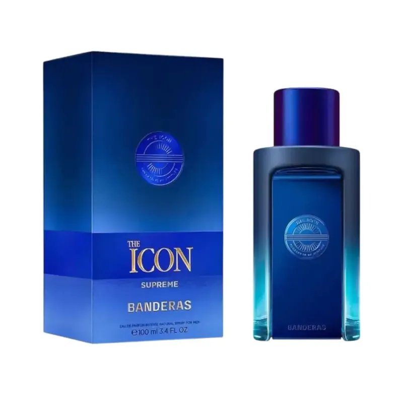 Antonio Banderas The Icon Supreme For Men Eau De Parfum 100ml – Perfume Aromático Verde