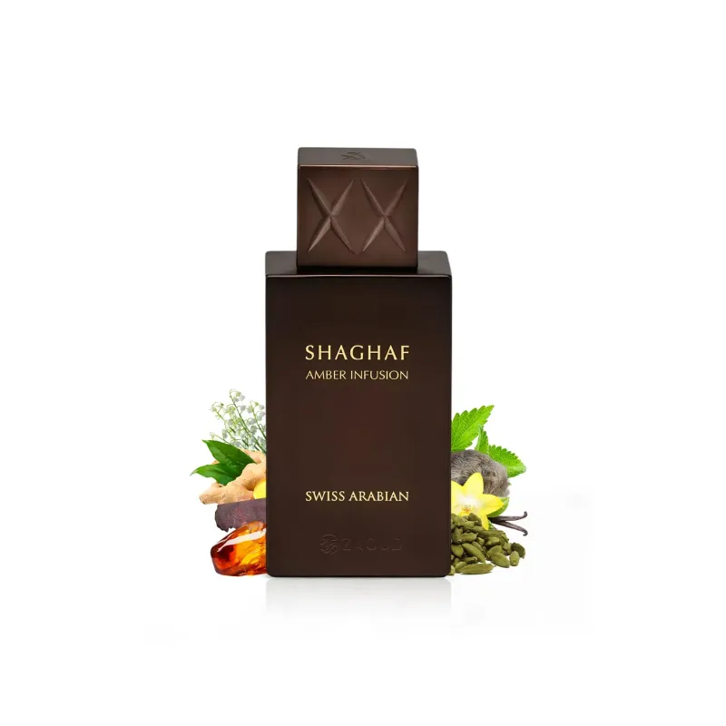 Swiss Arabian Shaghaf Amber Infusion Eau De Parfum 100ml – Perfume Oriental Especiado Swiss Arabian Shaghaf Amber Infusion Eau De Parfum 100ml – Perfume Oriental Especiado