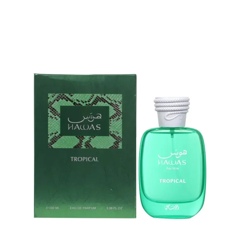 Rasasi Hawas Verde Eau De Parfum 100ml – Perfume Cítrico Aromático Rasasi Hawas Verde Eau De Parfum 100ml – Perfume Cítrico Aromático