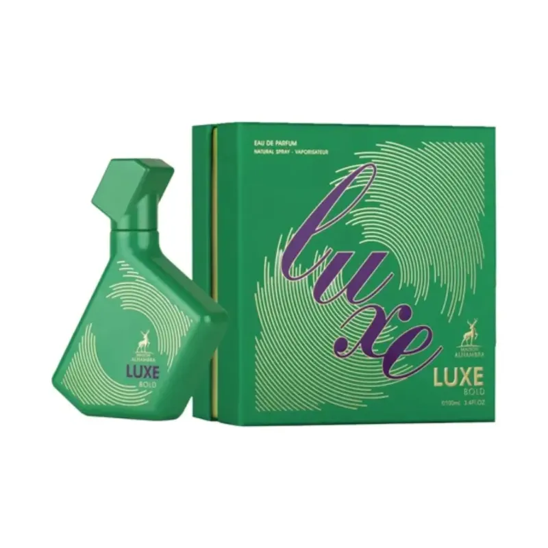 Maison Alhambra Luxe Bold Eau De Parfum 100ml – Perfume Amaderado Aromático