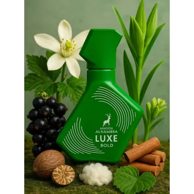 Maison Alhambra Luxe Bold Eau De Parfum 100ml – Perfume Amaderado Aromático