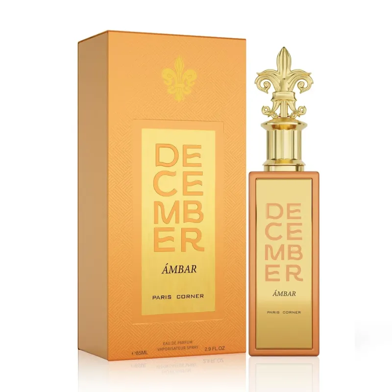 Paris Corner December Ambar Eau De Parfum 100ml – Perfume Oriental Vainillo