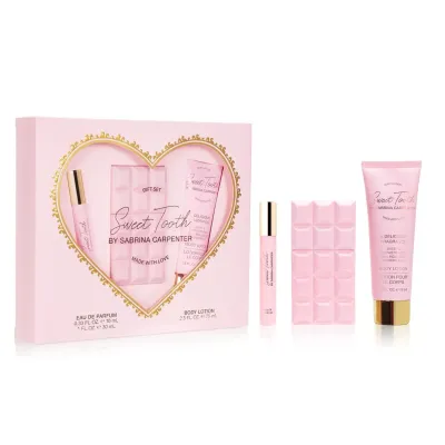 SET 30ML PERFUME EDP + 10ML PERFUME EDP VIAJE + BODY LOTION 75ML SWEET TOOTH