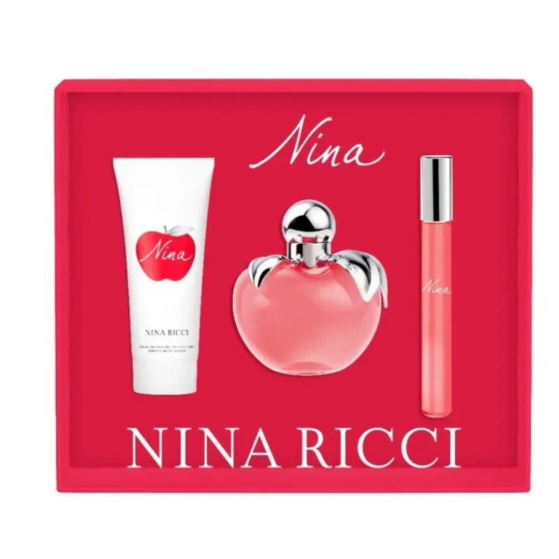 Nina Ricci Set Nina Eau De Parfum 80ml – Perfume Cítrico Frutal Nina Ricci Set Nina Eau De Parfum 80ml – Perfume Cítrico Frutal