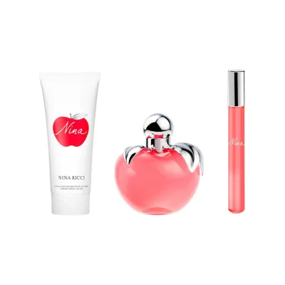 Gliss Beauty | Estuche Nina De Nina Ricci Nina Ricci Set Nina Eau De Parfum 80ml – Perfume Cítrico Frutal