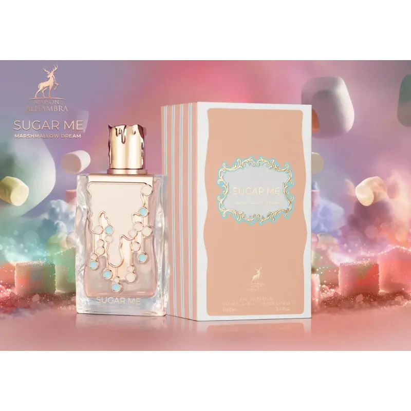 Maison Alhambra Sugar Me Marshmallow Dream Eau De Parfum 100ml – Perfume Floral Frutal Gourmand Maison Alhambra Sugar Me Marshmallow Dream Eau De Parfum 100ml – Perfume Floral Frutal Gourmand