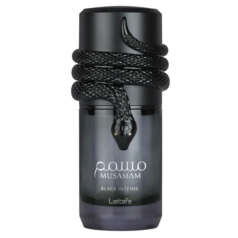 Lattafa Perfumes Musamam Black Intense Eau De Parfum 100ml – Perfume Amaderado Aromático