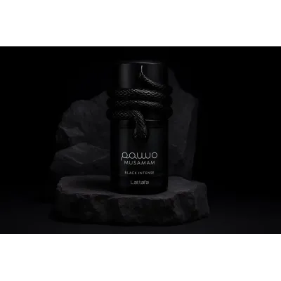 Lattafa Perfumes Musamam Black Intense Eau De Parfum 100ml – Perfume Amaderado Aromático