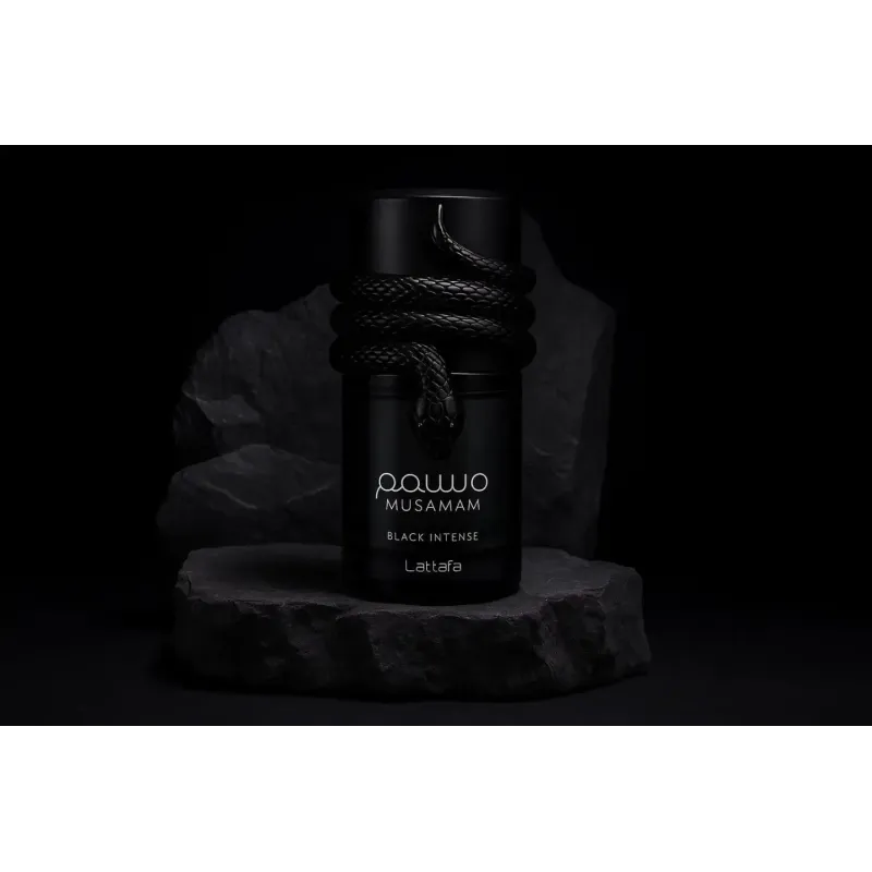 Lattafa Perfumes Musamam Black Intense Eau De Parfum 100ml – Perfume Amaderado Aromático