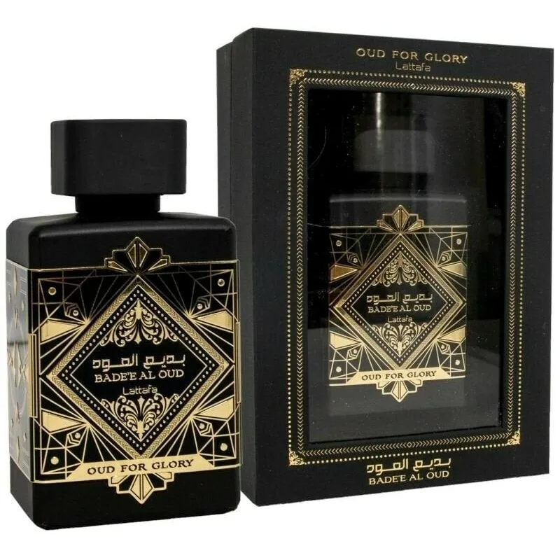 Lattafa Oud For Glory Eau De Parfum 100ml – Perfume Ámbar Amaderado Lattafa Oud For Glory Eau De Parfum 100ml – Perfume Ámbar Amaderado