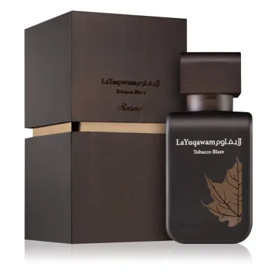 RASASI LA YUQAWAM TOBACCO BLAZE Rasasi La Yuqawam Tobacco Blaze Eau De Parfum 75ml – Perfume Ámbar
